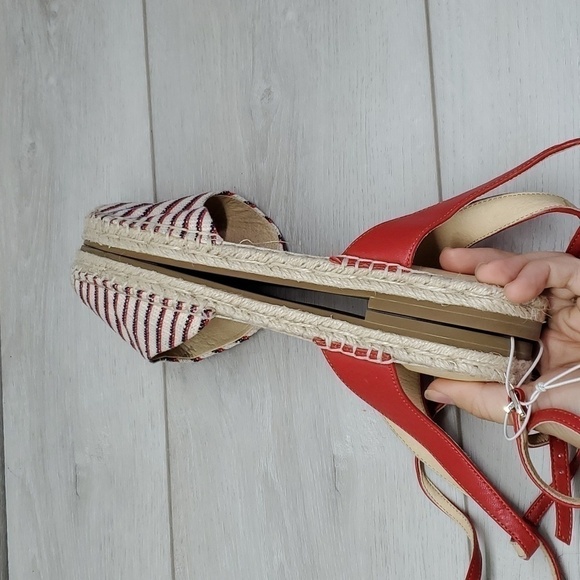 NEW Joie Womens Espadrille Flats Lace Up shoes sz 38.5/8.5 - Picture 9 of 12